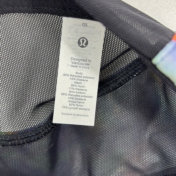 Lululemon Fast & Free Run Hat Elite SeaWheeze Euphoria Multi One Size Fits Most main image 8